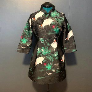 Crane embroidered dress medium- Never worn